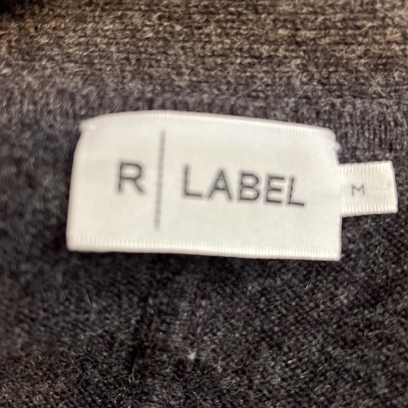 R Label wool and cashmere open front cardigan size M - Picture 4 of 5